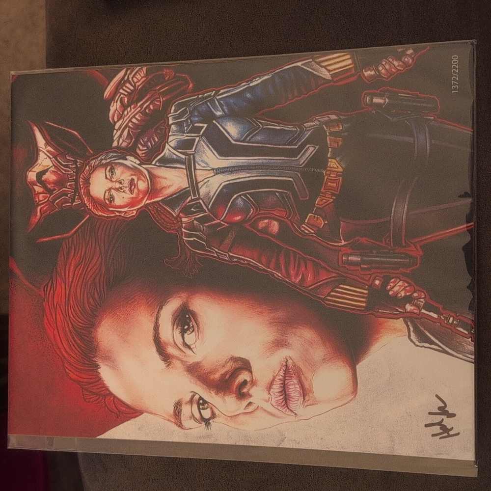 Black Widow Scarlett Johansson art print